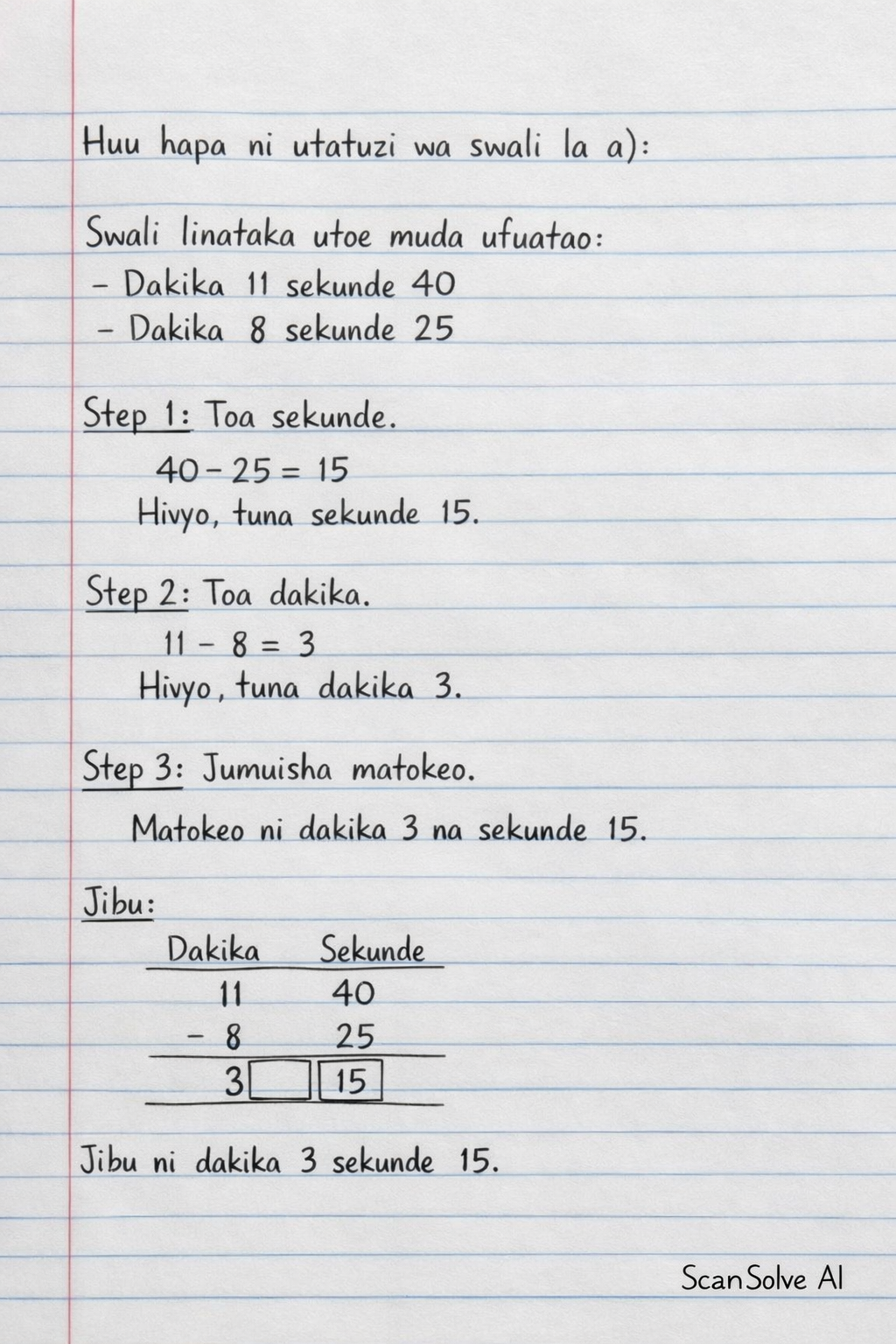 Handwritten step-by-step solution preview