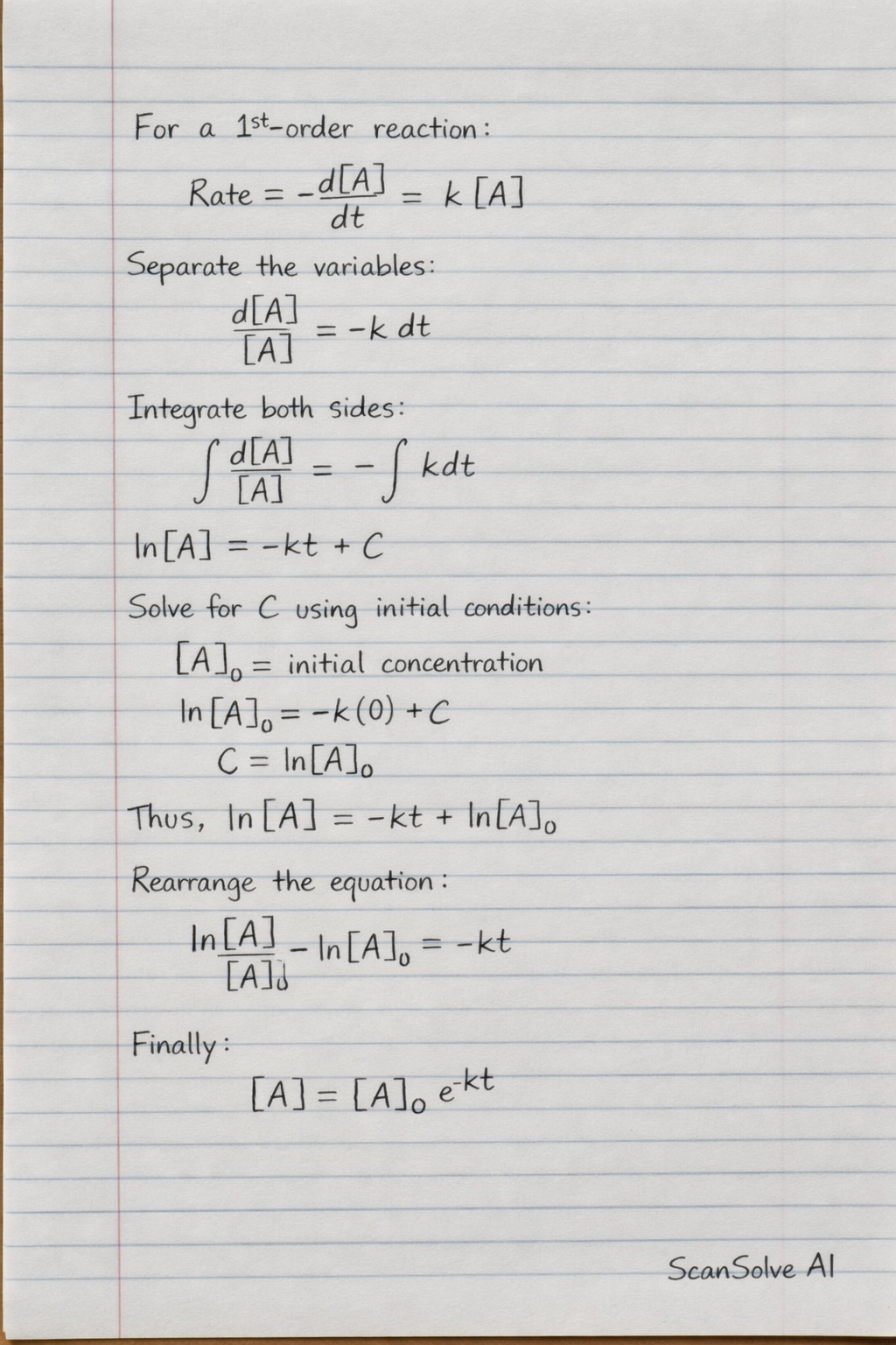 Handwritten step-by-step solution preview