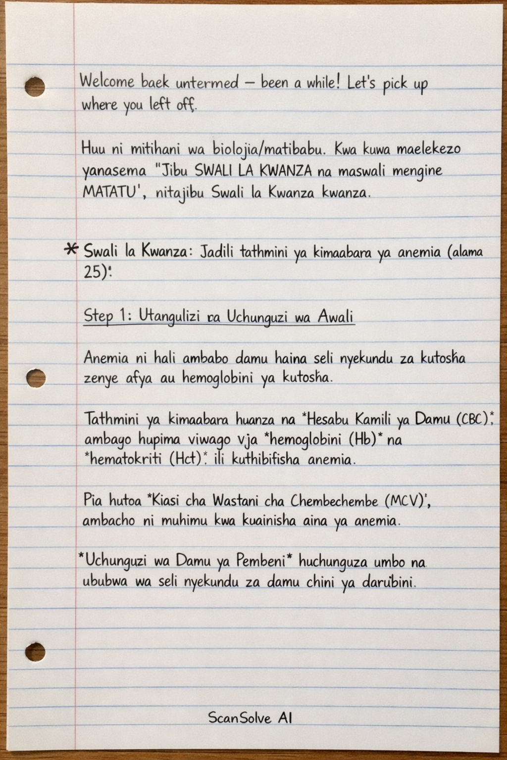Handwritten step-by-step solution preview