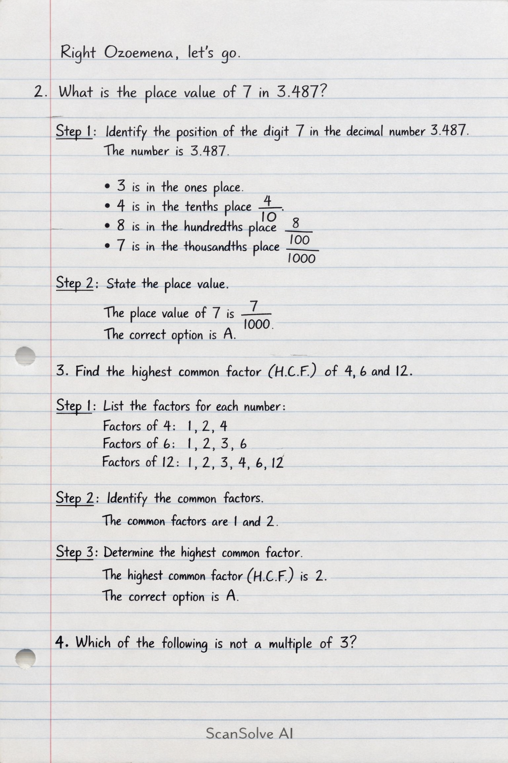 Handwritten step-by-step solution preview