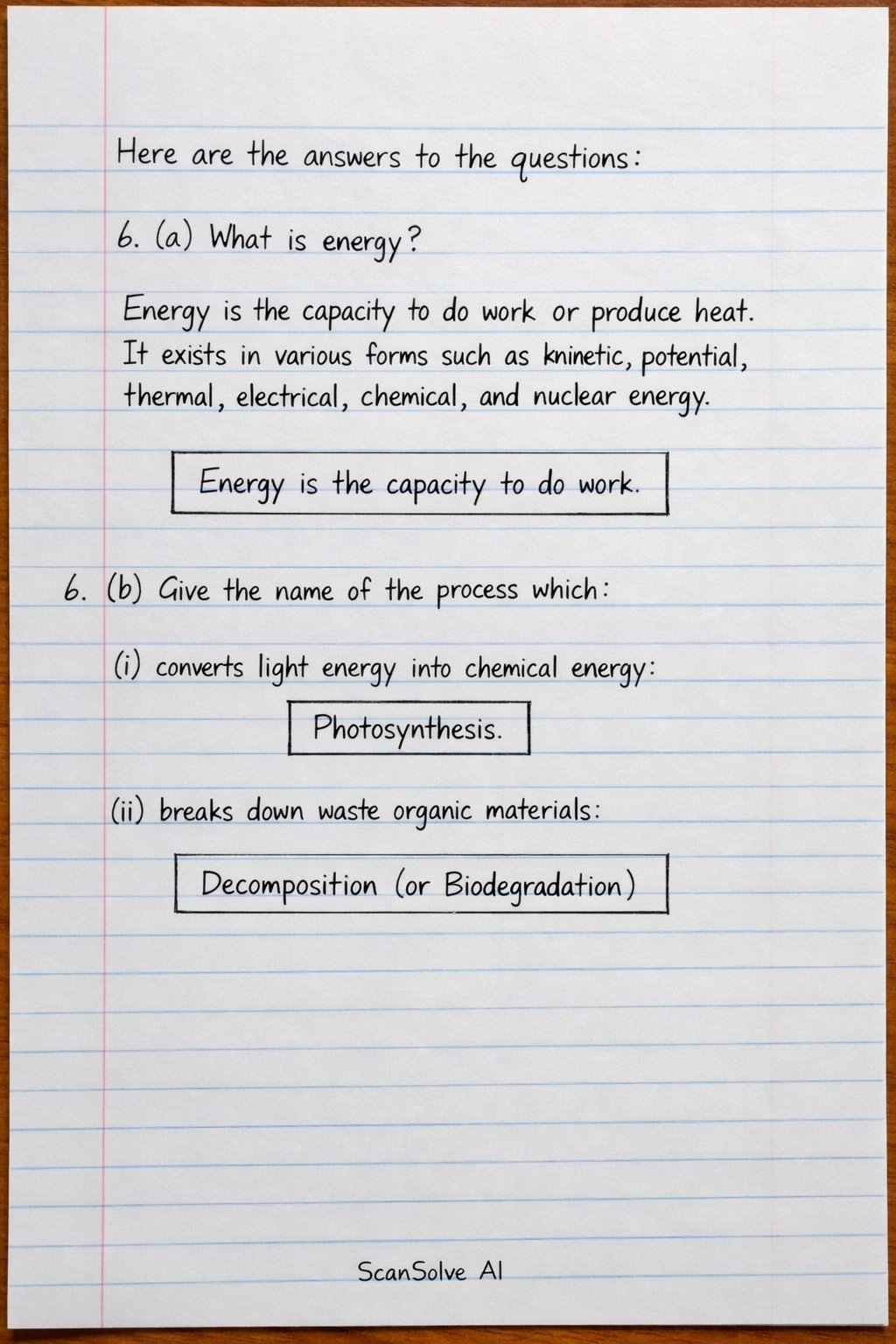 Handwritten step-by-step solution preview
