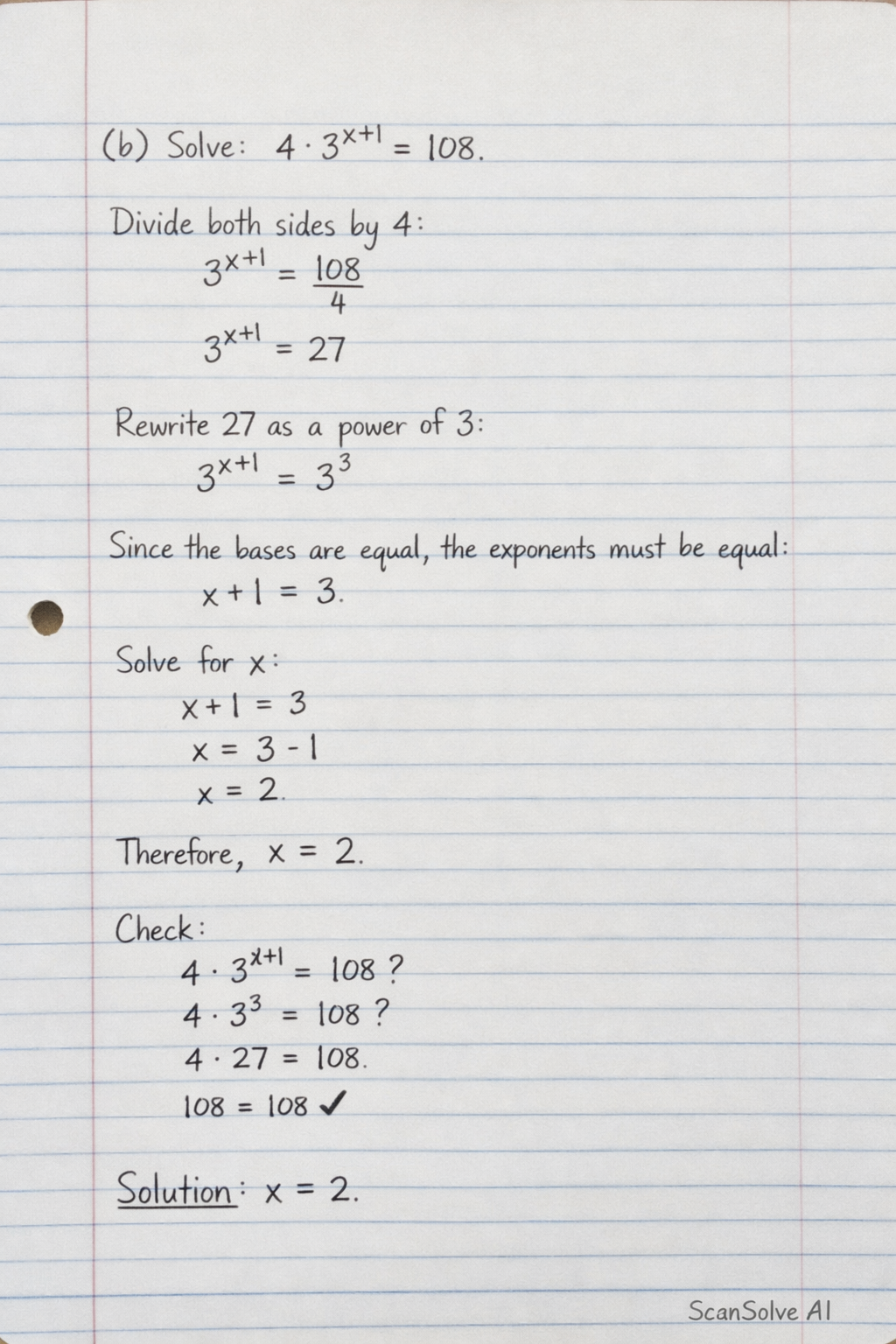 Handwritten step-by-step solution preview