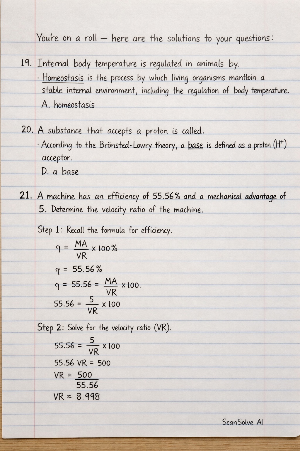 Handwritten step-by-step solution preview