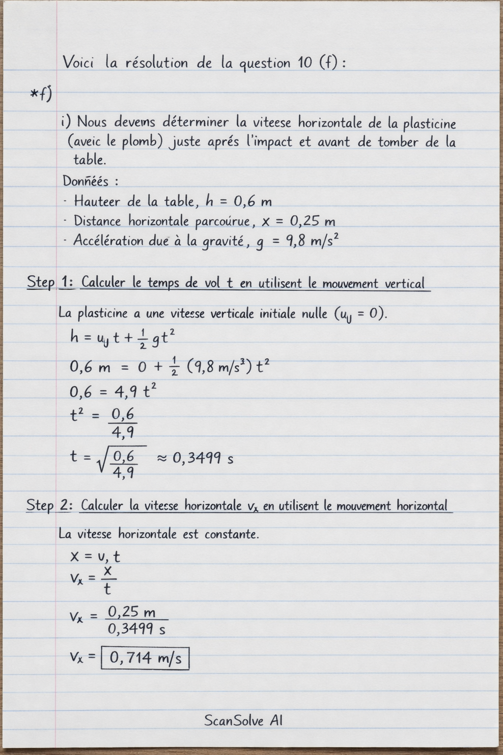 Handwritten step-by-step solution preview