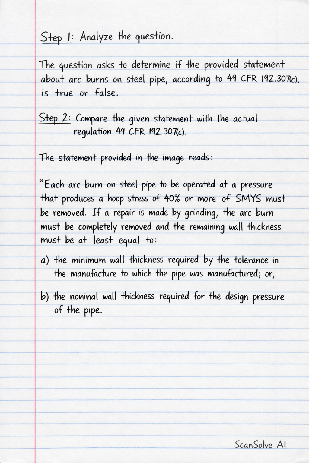 Handwritten step-by-step solution preview
