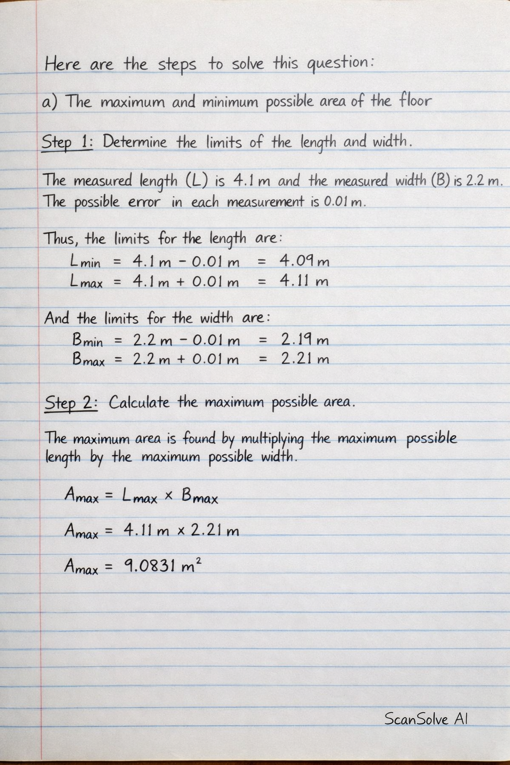 Handwritten step-by-step solution preview