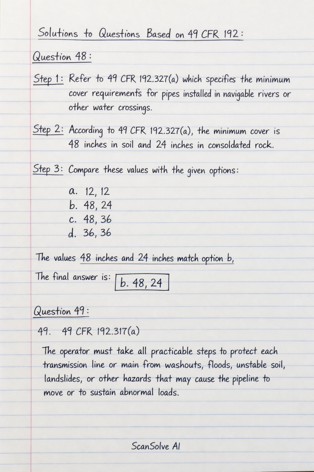 Handwritten step-by-step solution preview