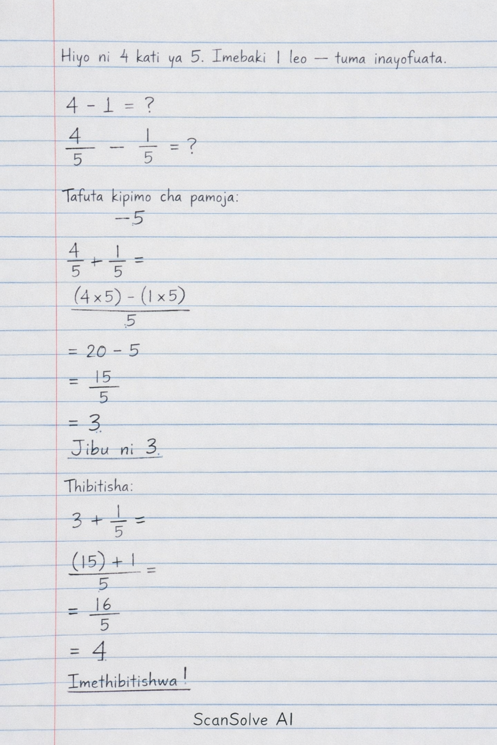 Handwritten step-by-step solution preview