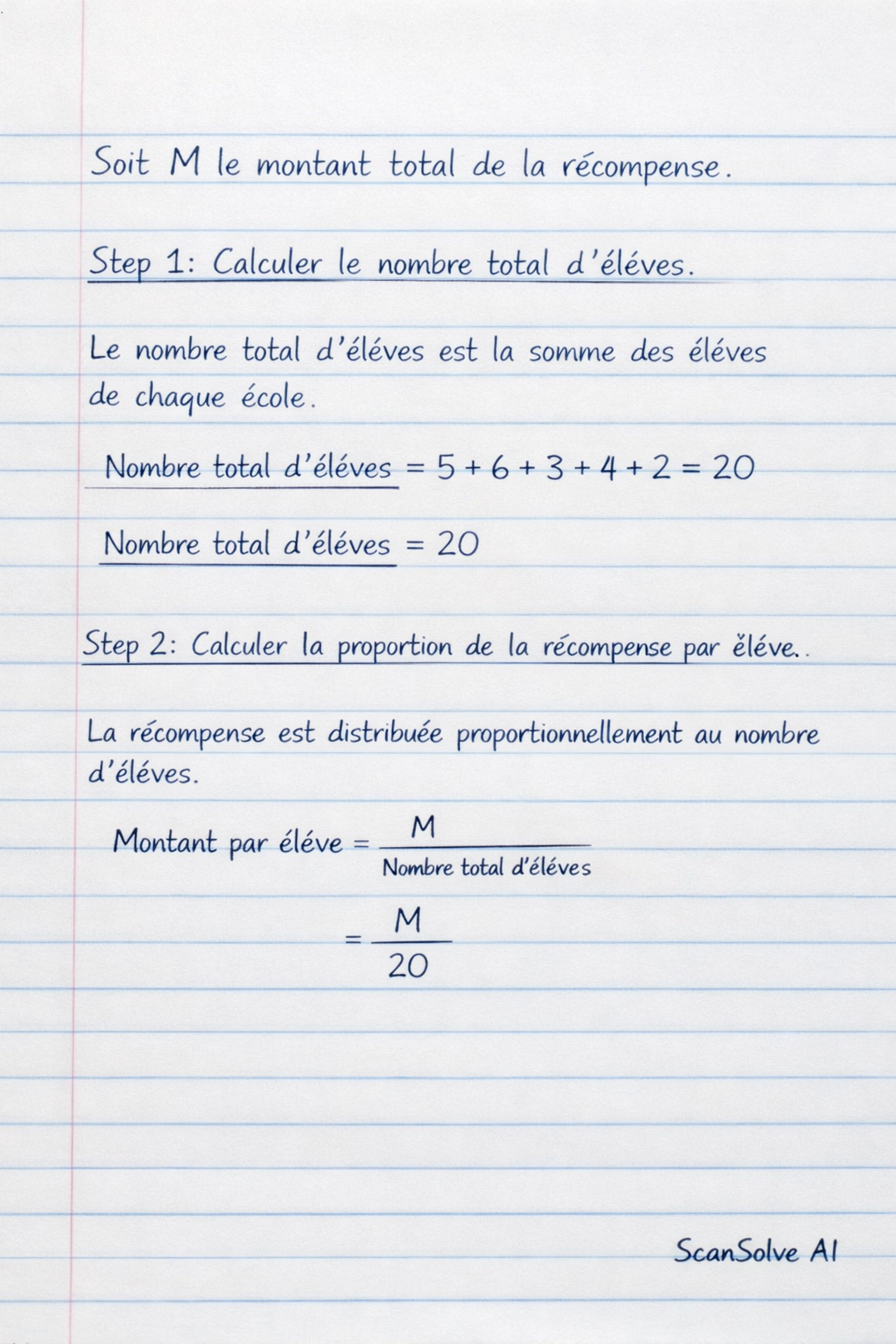 Handwritten step-by-step solution preview
