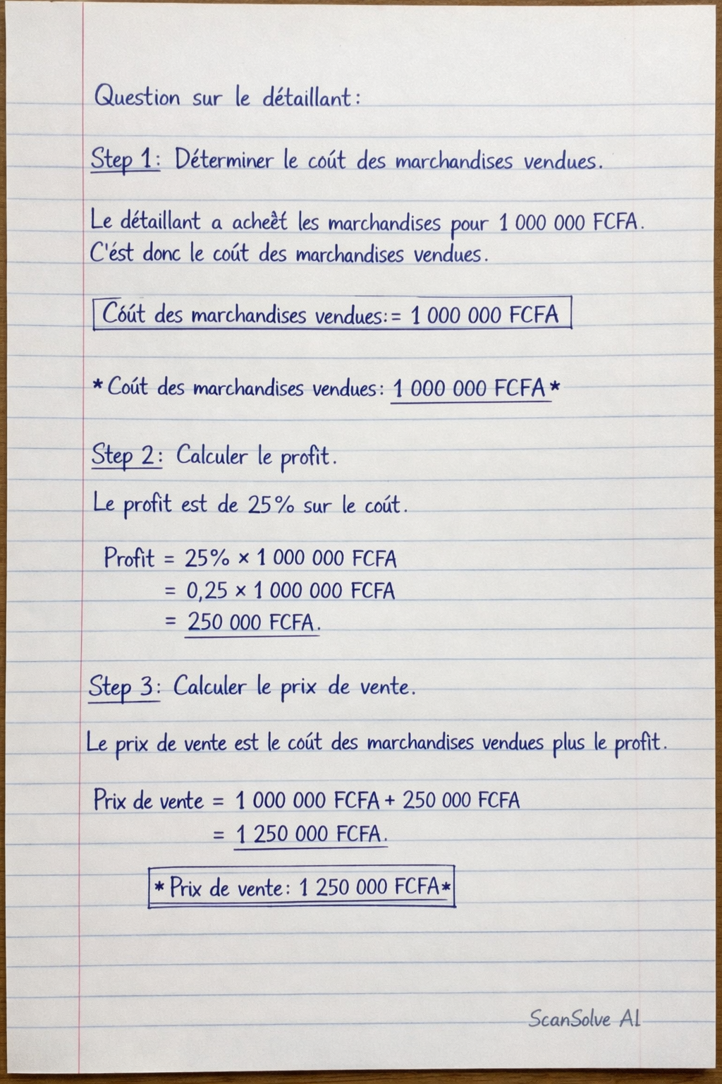 Handwritten step-by-step solution preview