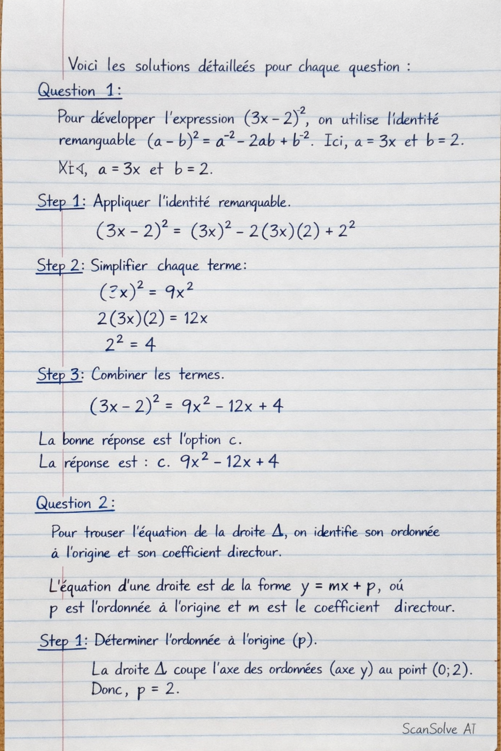 Handwritten step-by-step solution preview