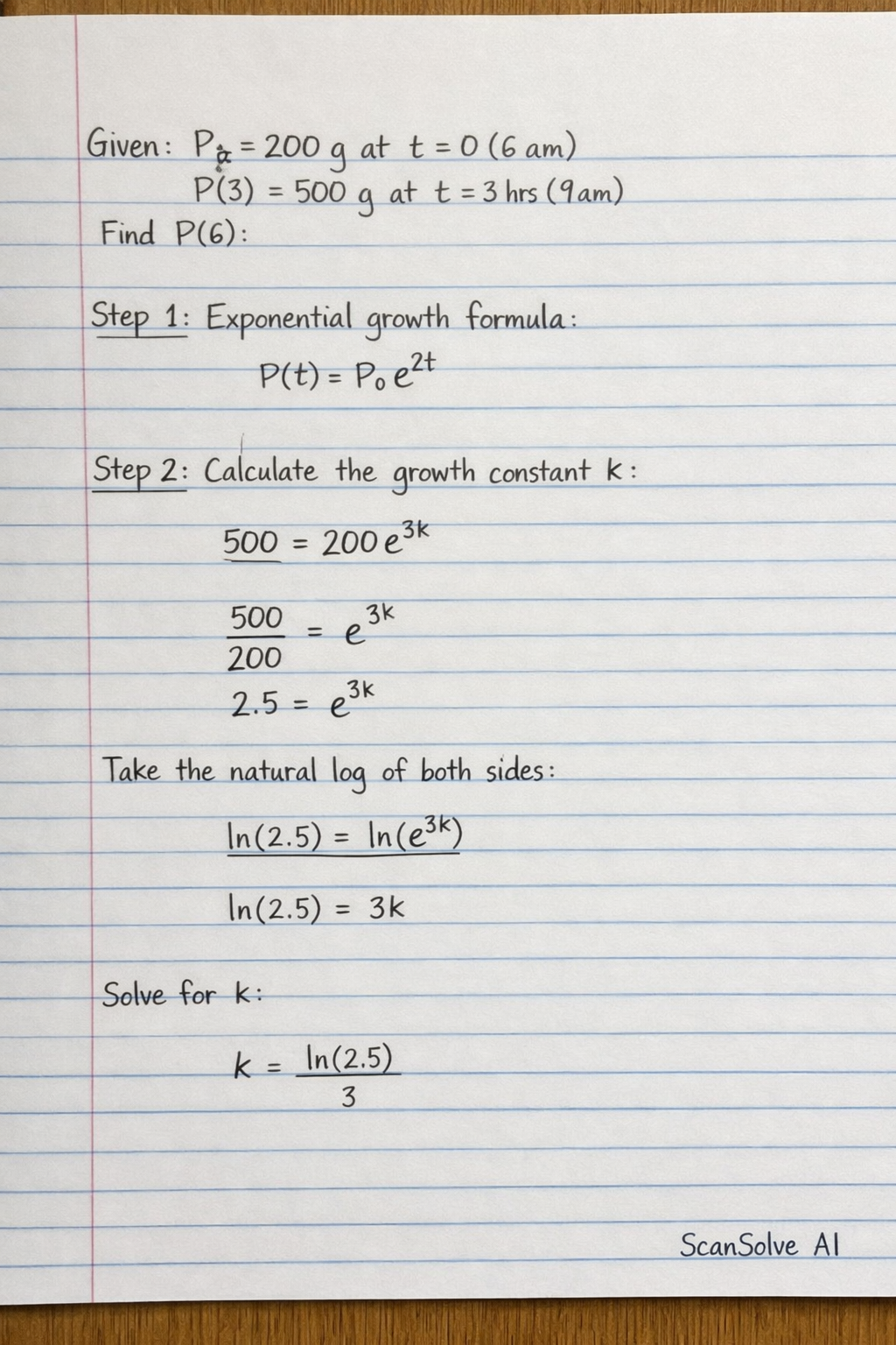 Handwritten step-by-step solution preview