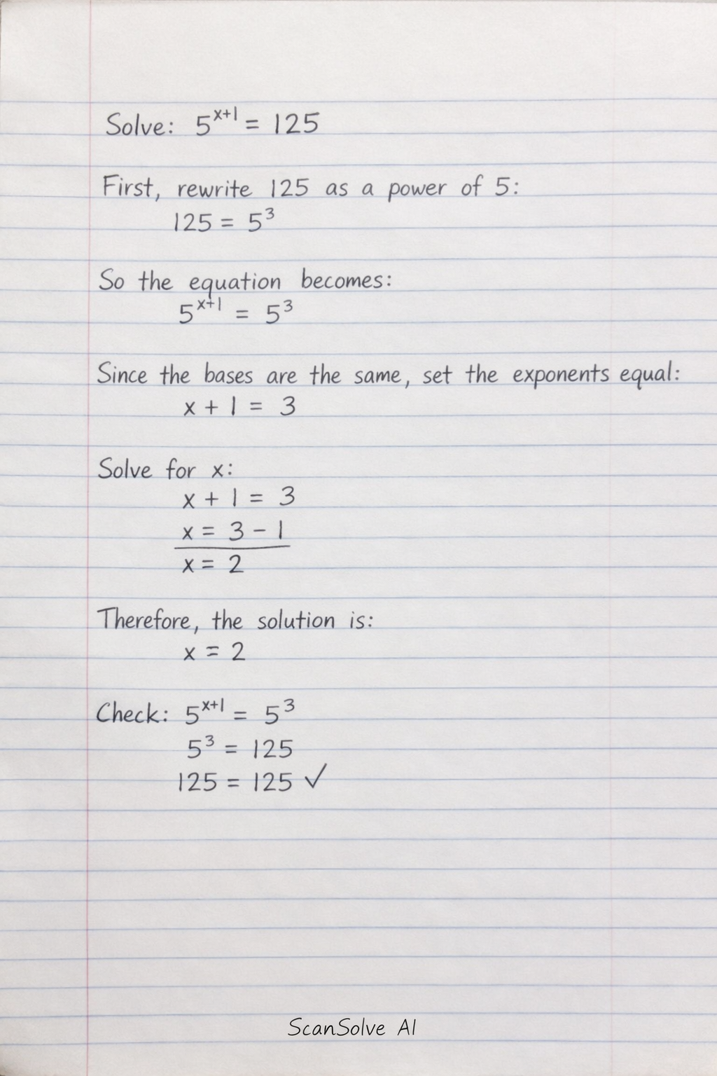 Handwritten step-by-step solution preview