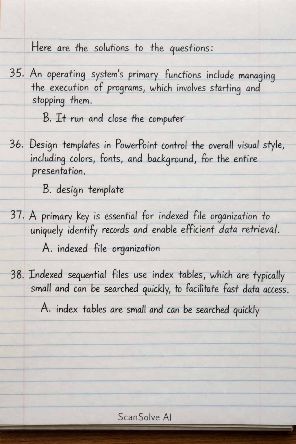 Handwritten step-by-step solution preview