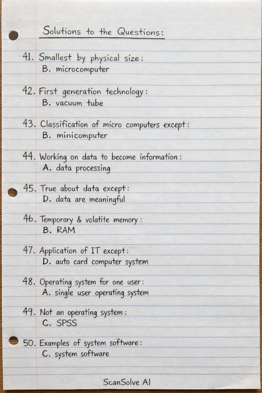 Handwritten step-by-step solution preview