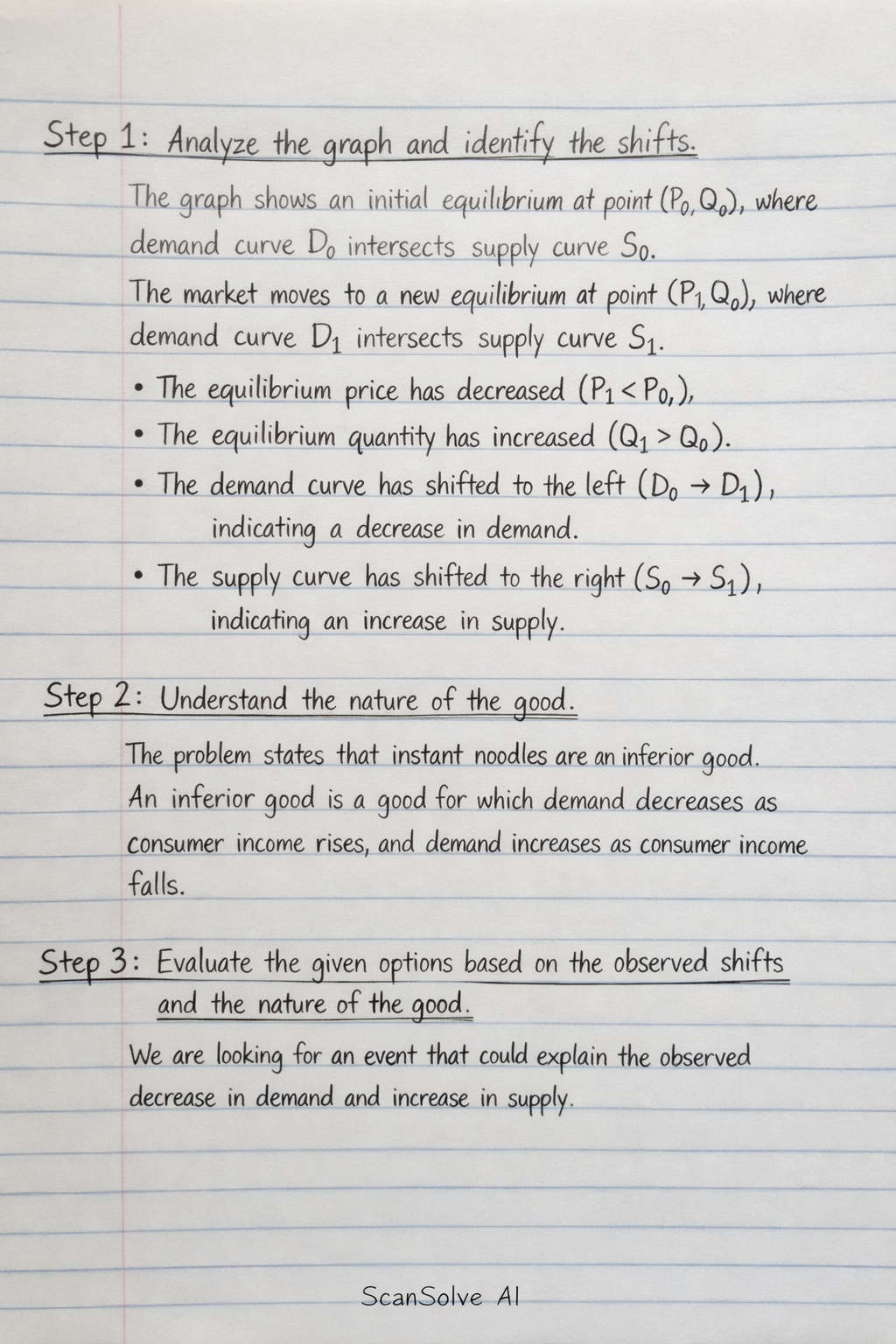 Handwritten step-by-step solution preview