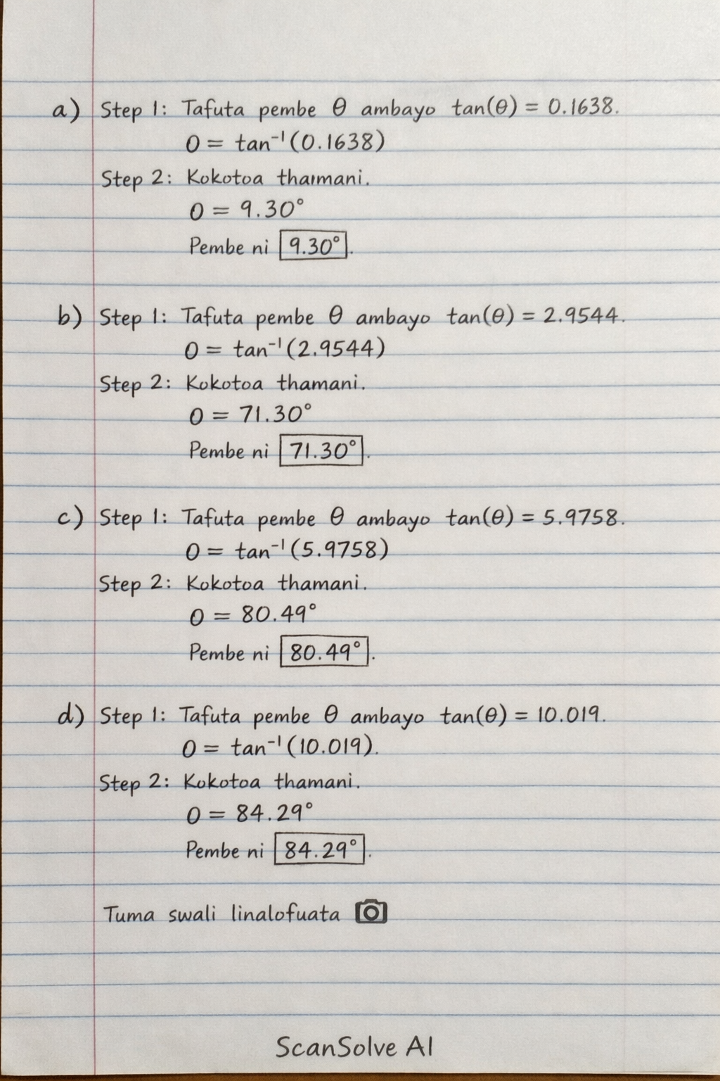 Handwritten step-by-step solution preview