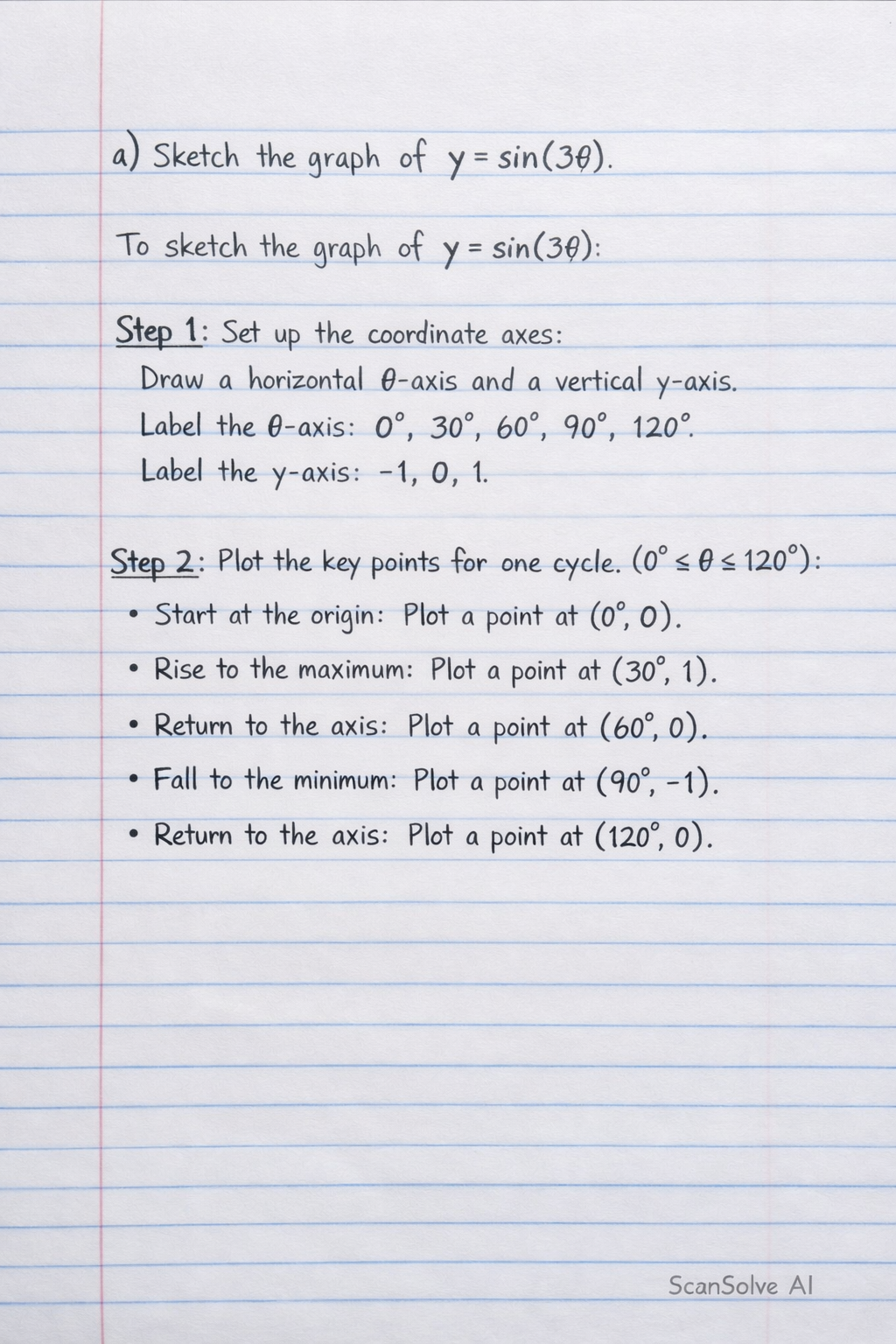 Handwritten step-by-step solution preview