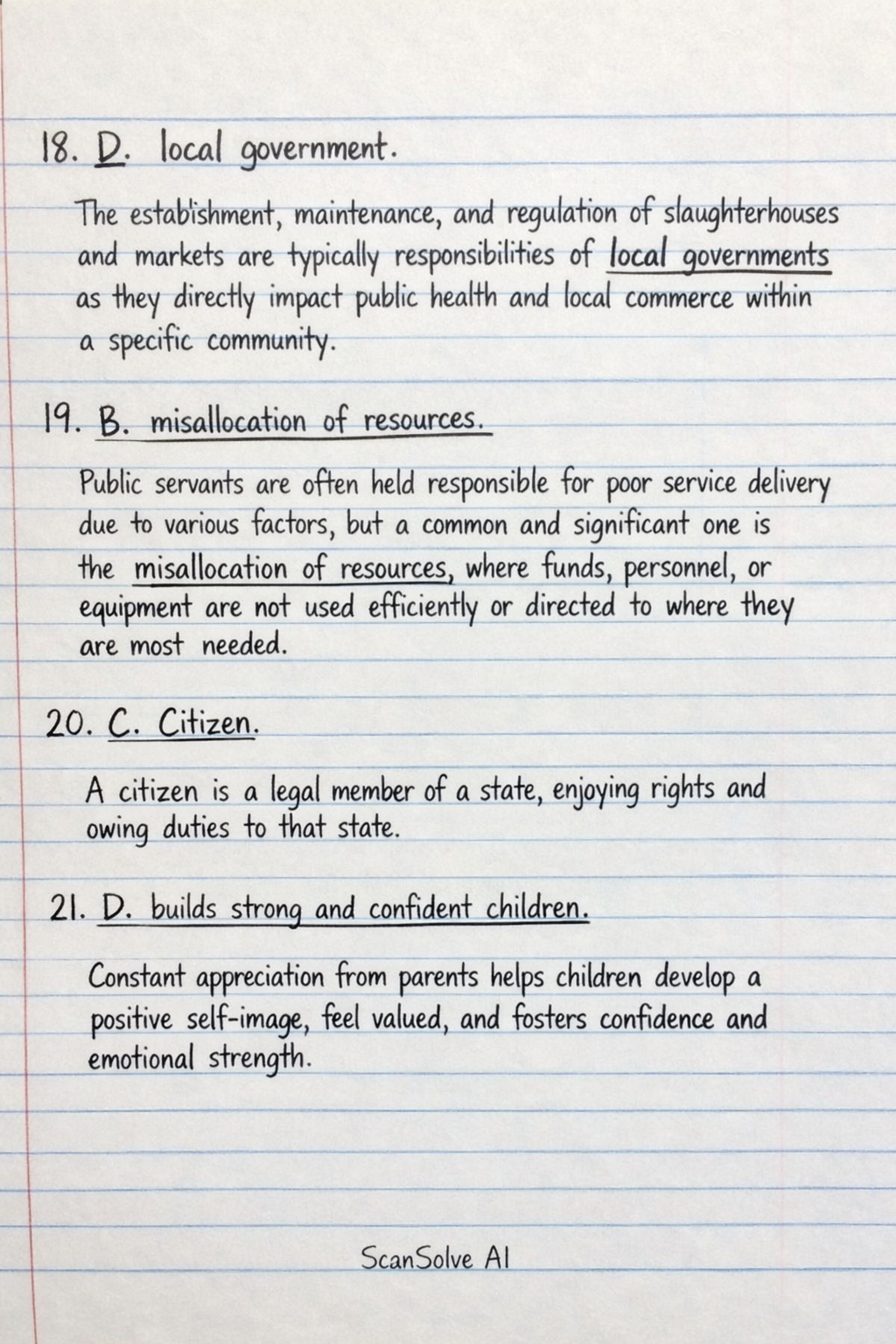 Handwritten step-by-step solution preview
