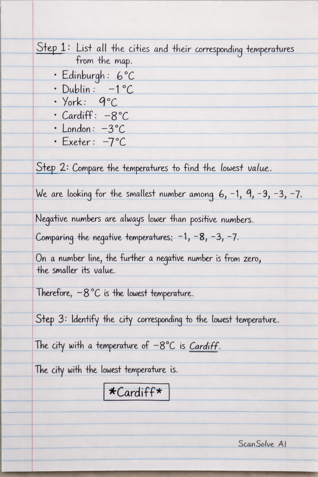 Handwritten step-by-step solution preview