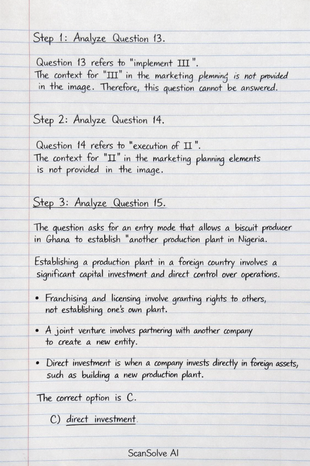 Handwritten step-by-step solution preview