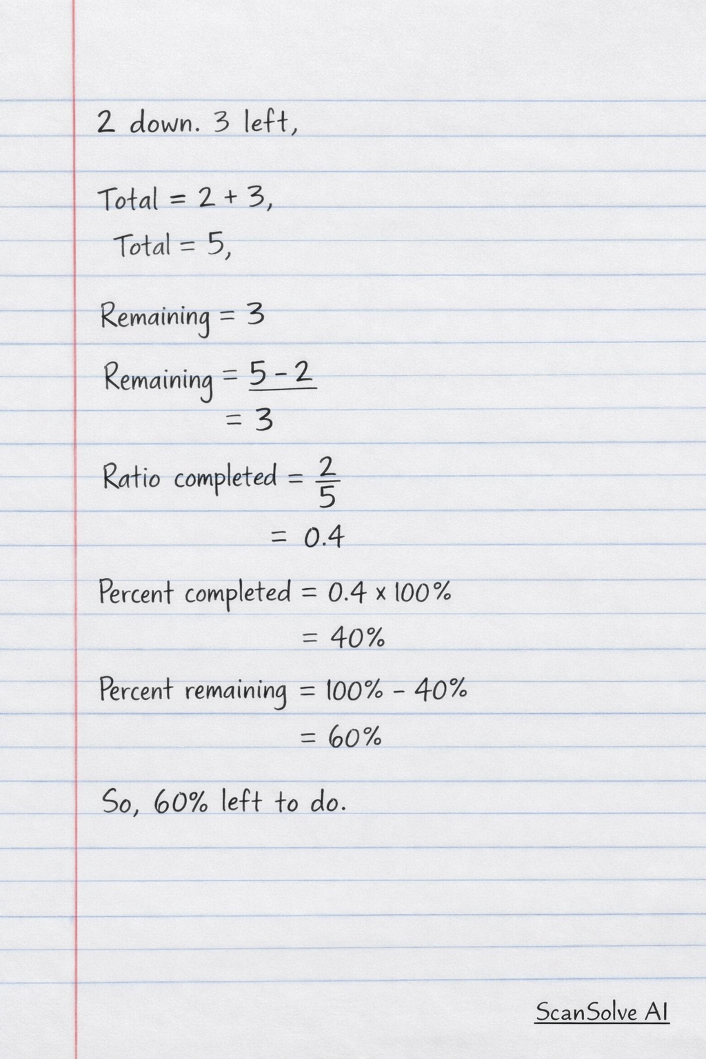 Handwritten step-by-step solution preview