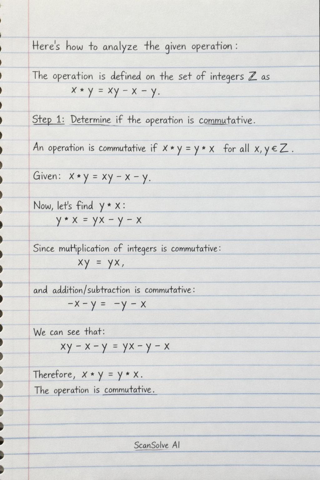 Handwritten step-by-step solution preview
