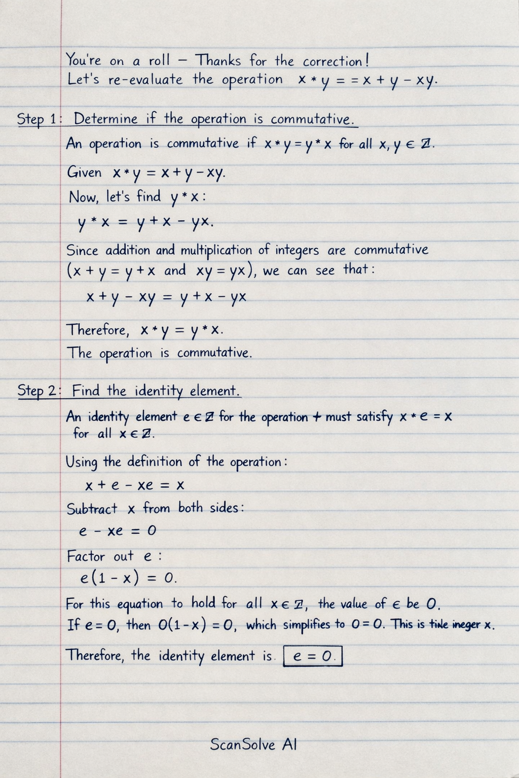 Handwritten step-by-step solution preview