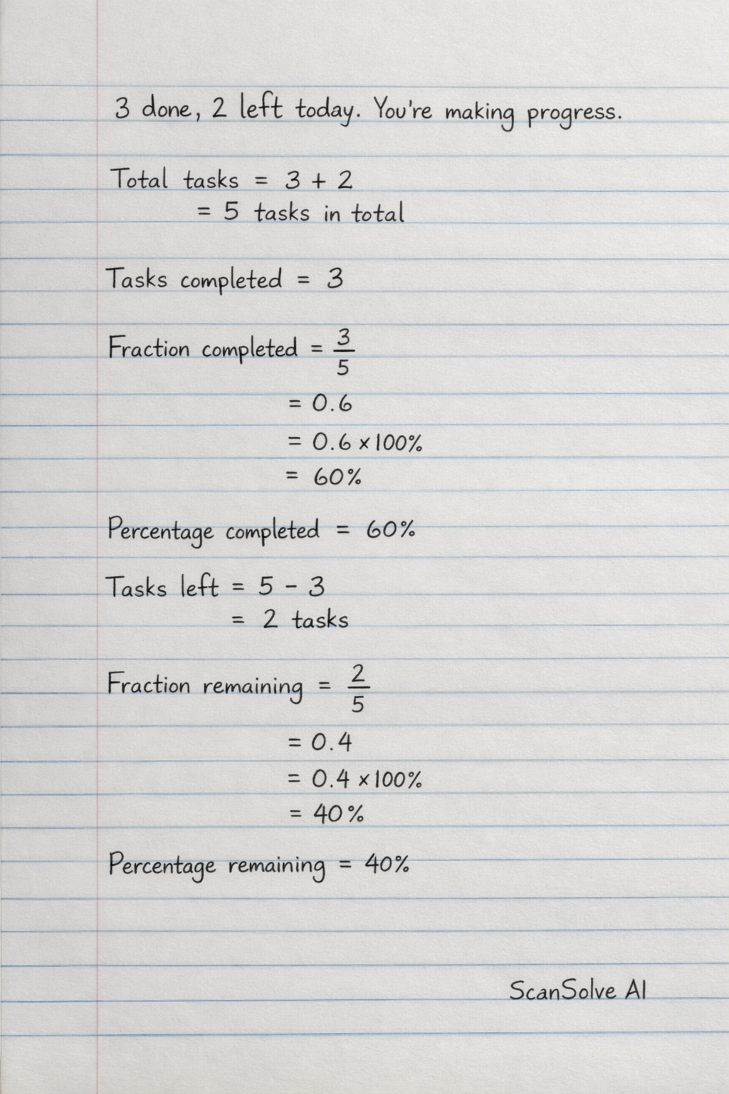 Handwritten step-by-step solution preview