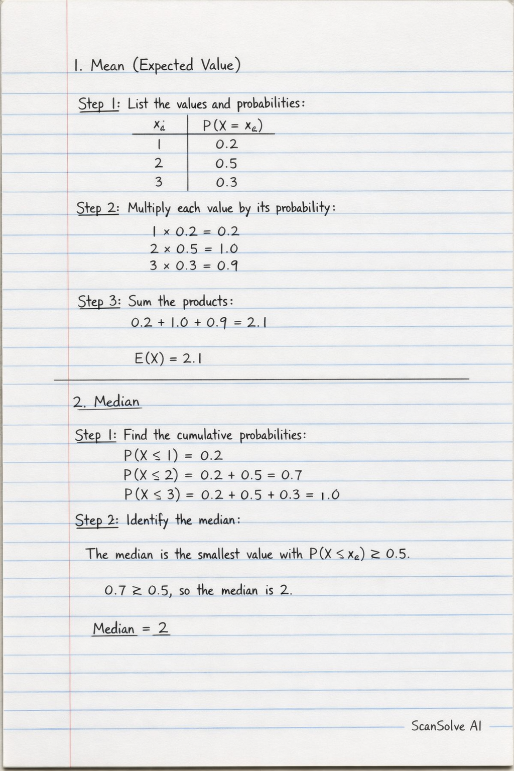 Handwritten step-by-step solution preview