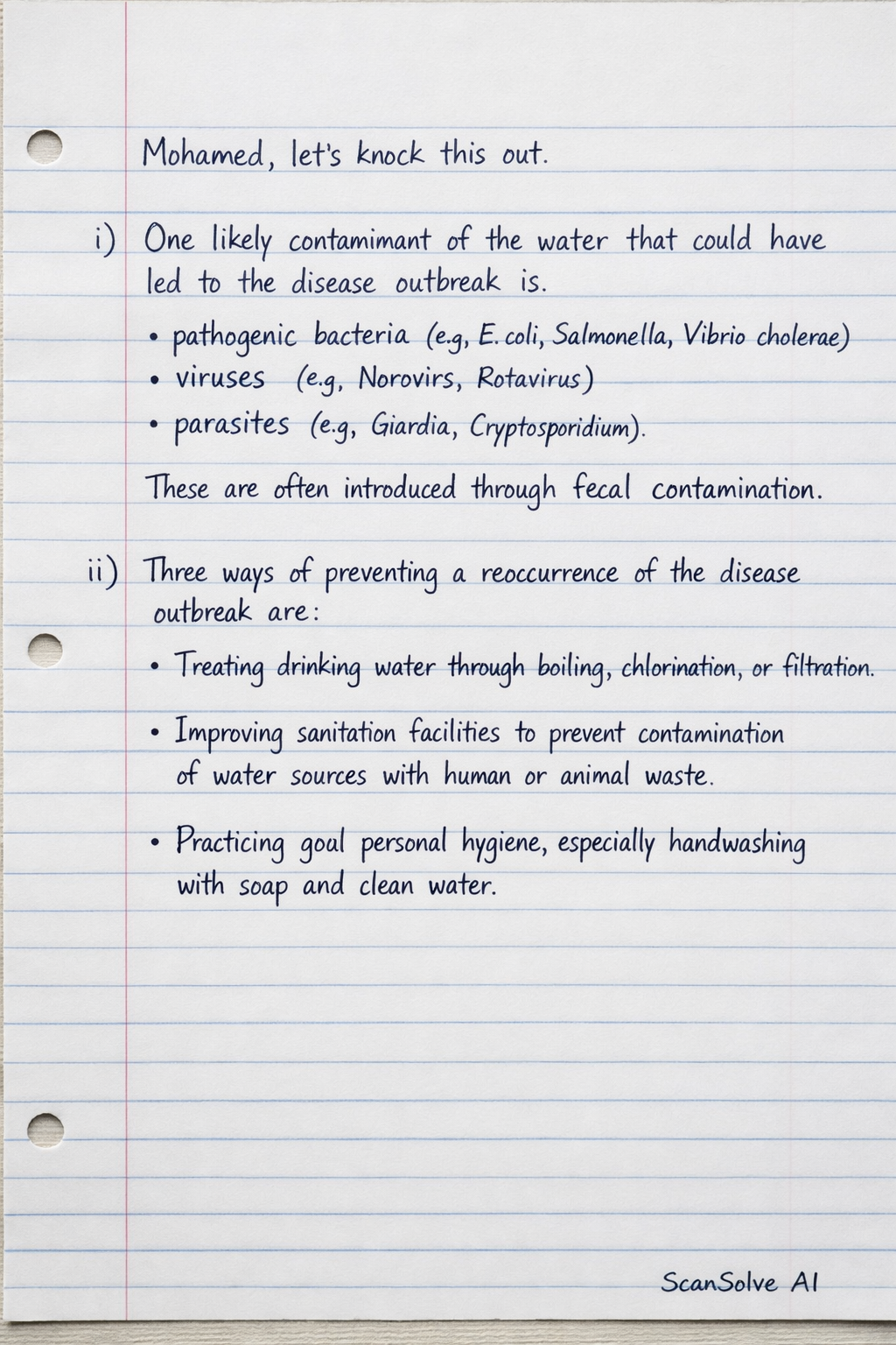 Handwritten step-by-step solution preview