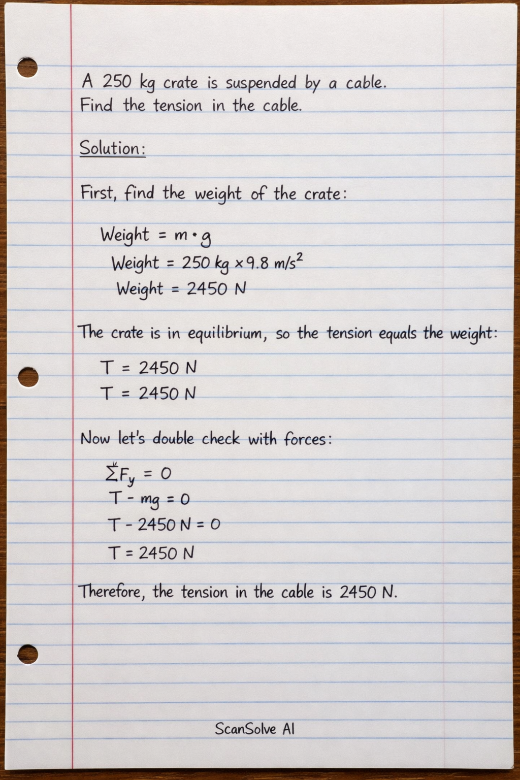 Handwritten step-by-step solution preview