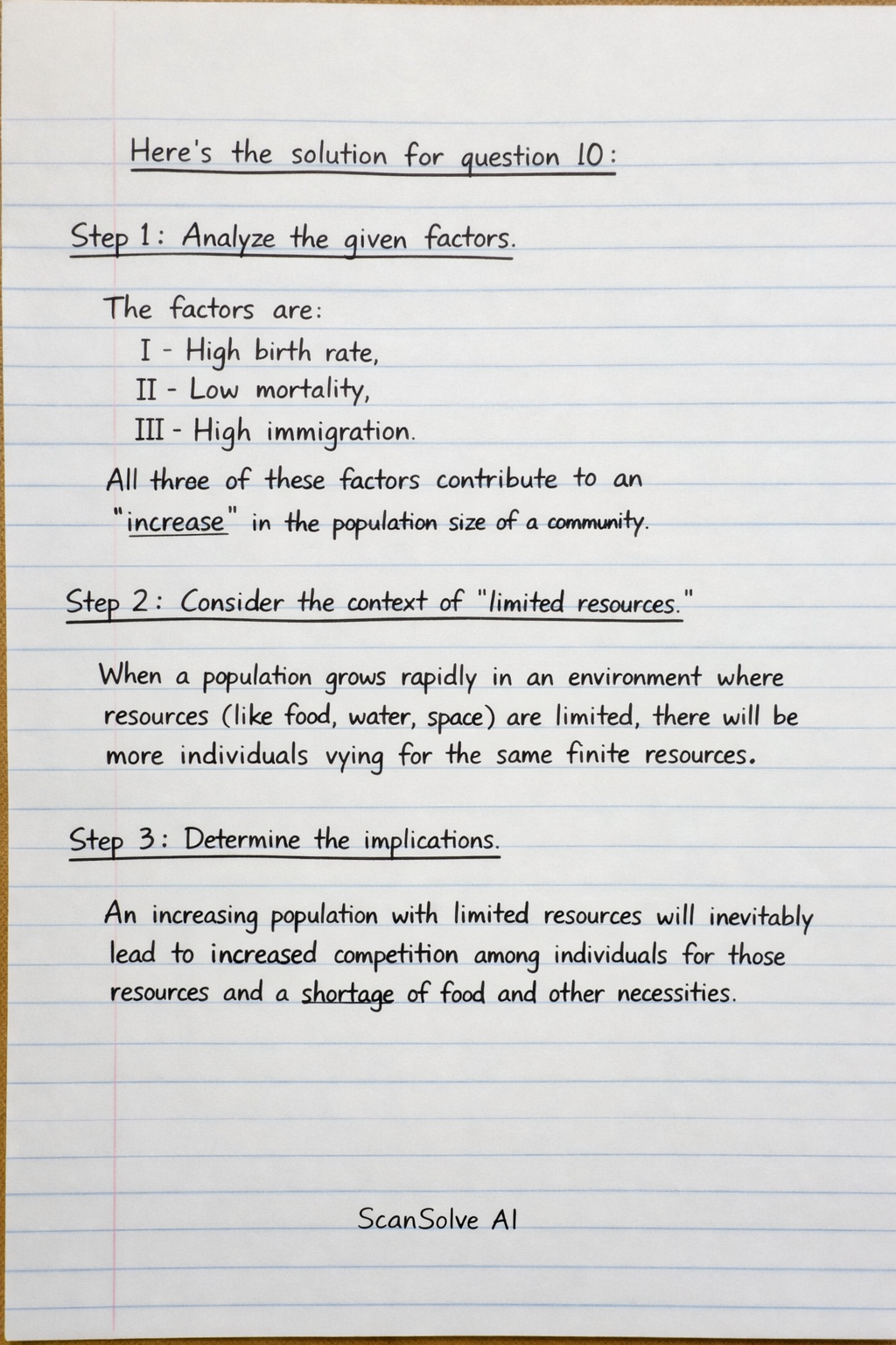 Handwritten step-by-step solution preview