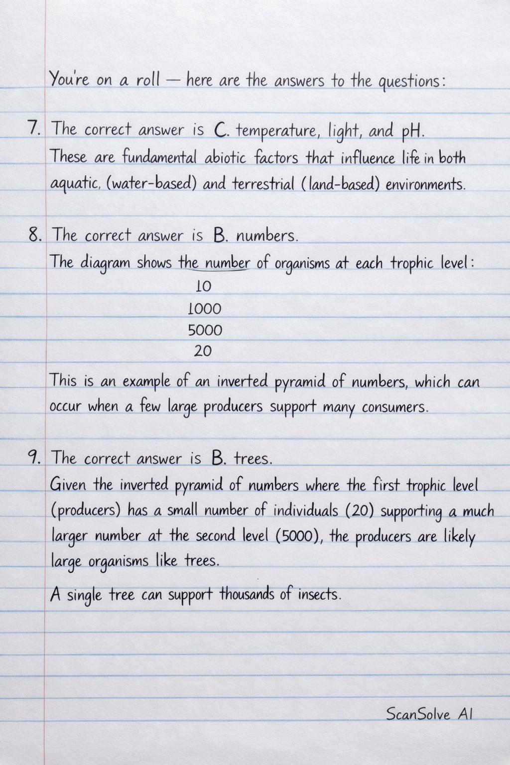 Handwritten step-by-step solution preview