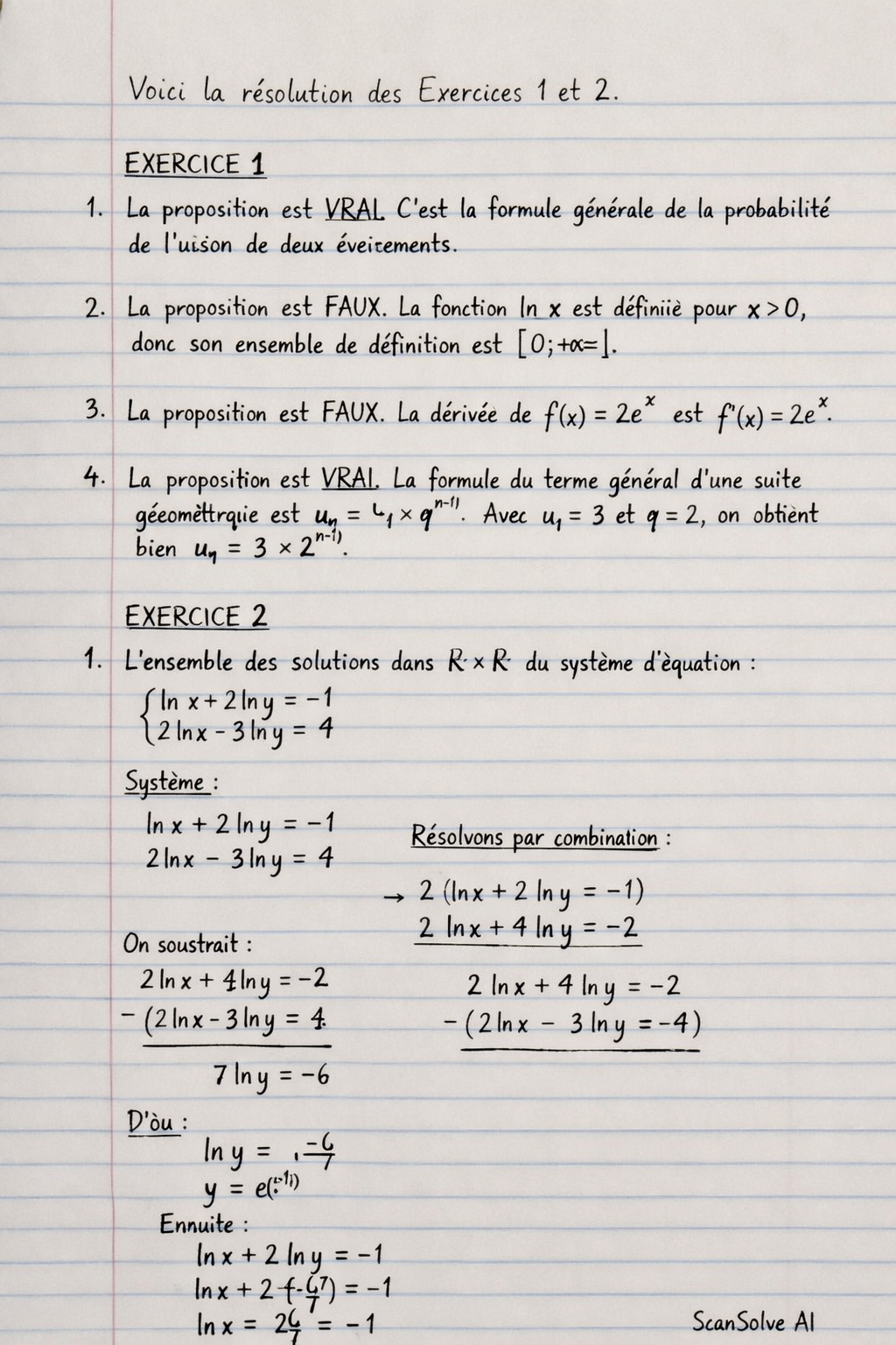 Handwritten step-by-step solution preview
