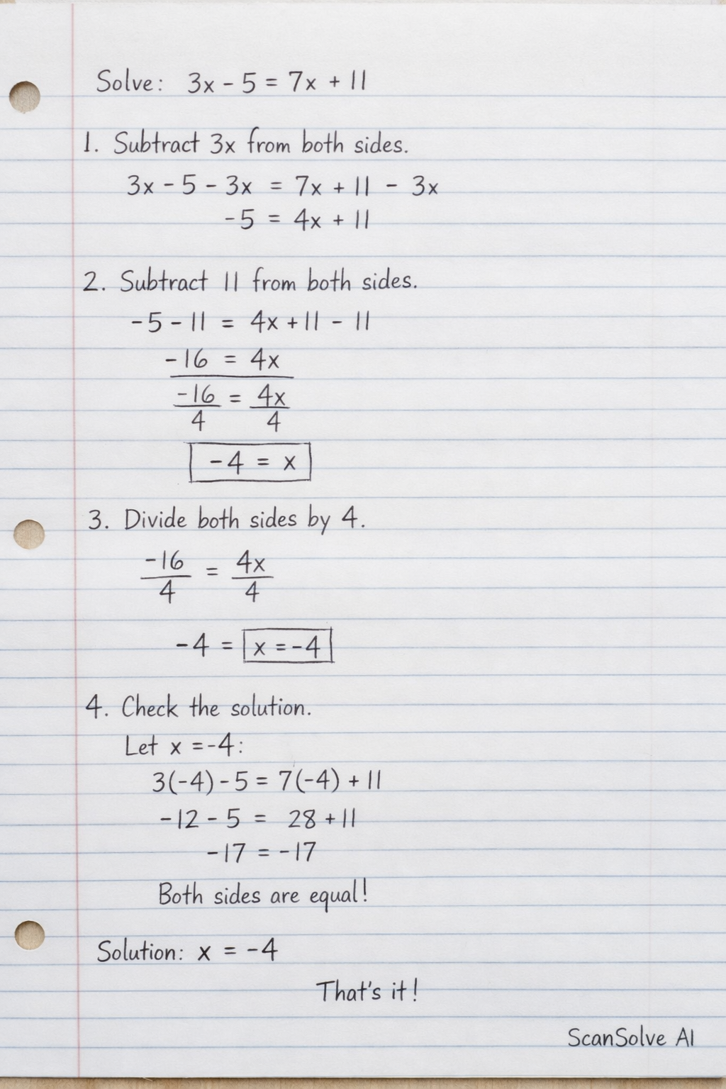 Handwritten step-by-step solution preview
