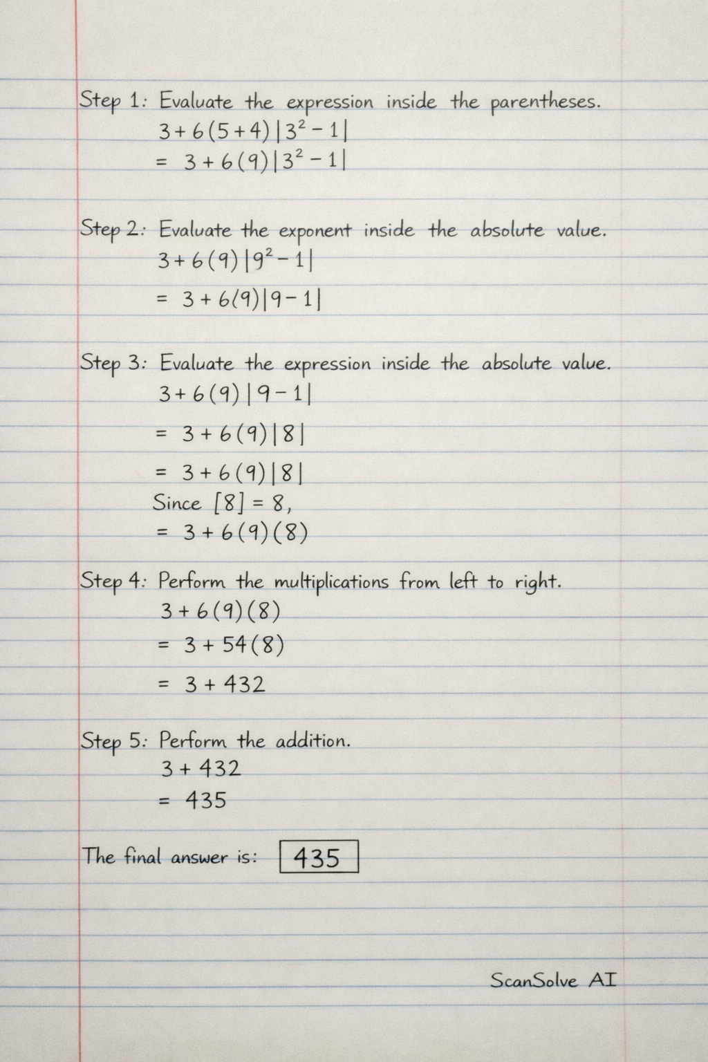 Handwritten step-by-step solution preview
