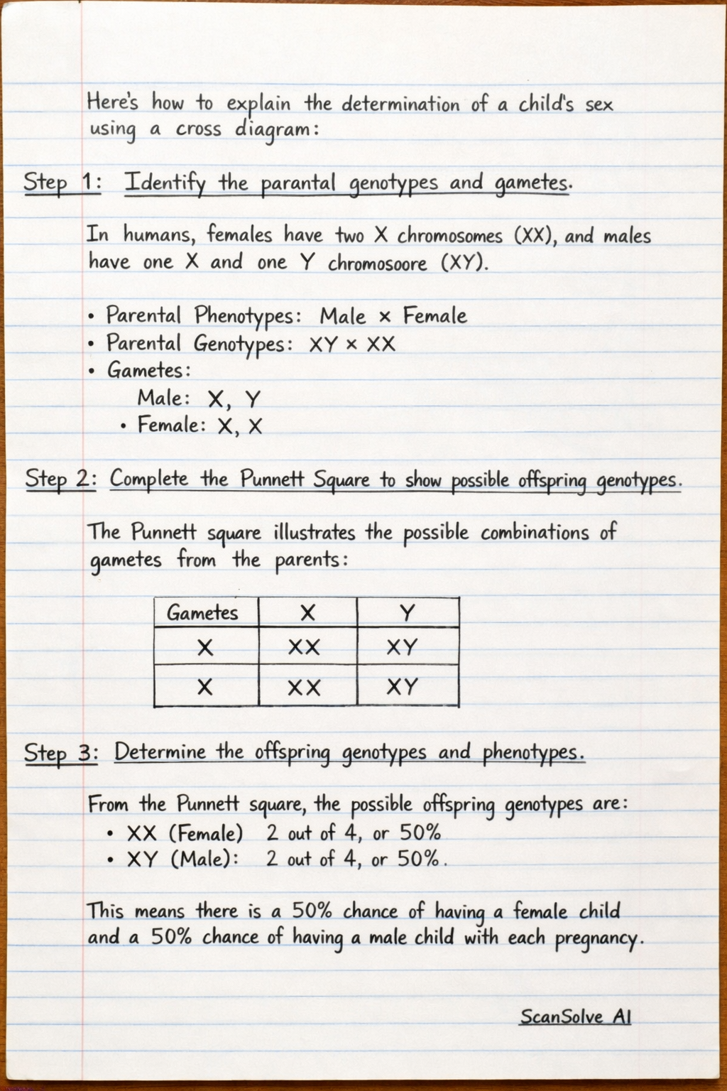 Handwritten step-by-step solution preview