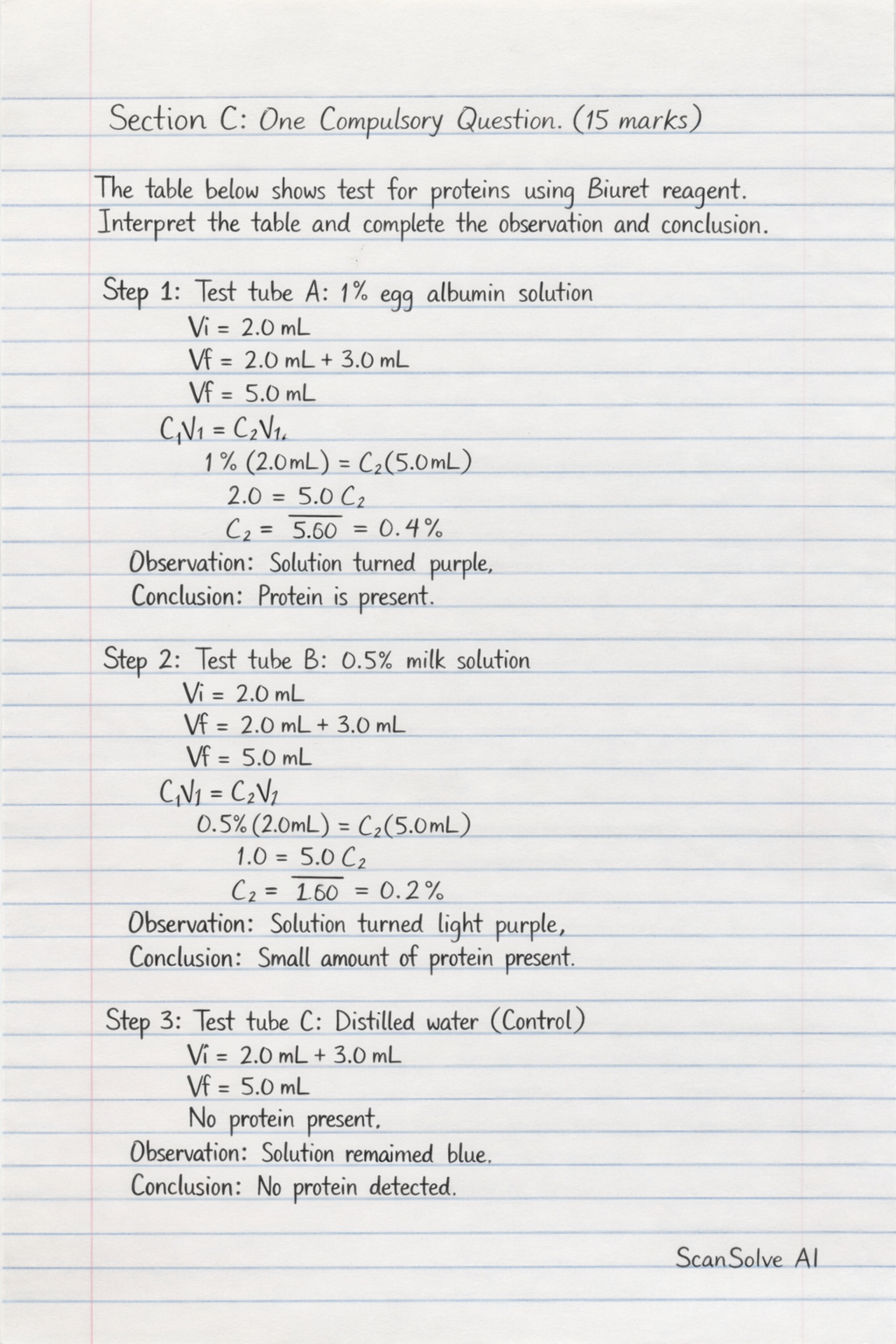 Handwritten step-by-step solution preview