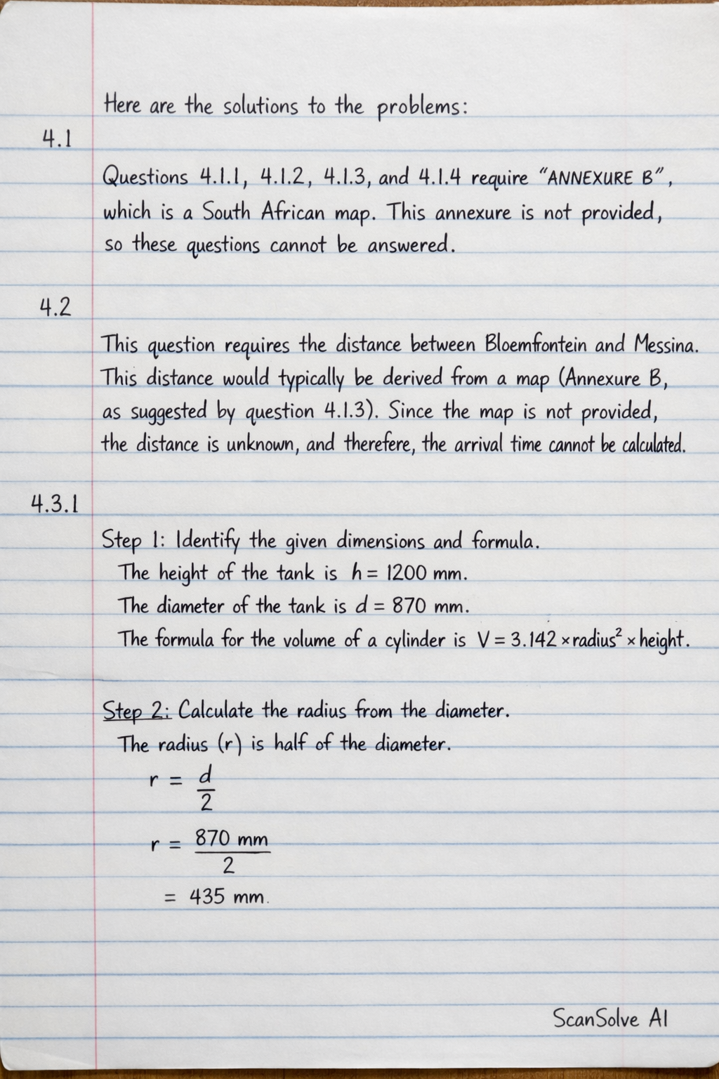 Handwritten step-by-step solution preview