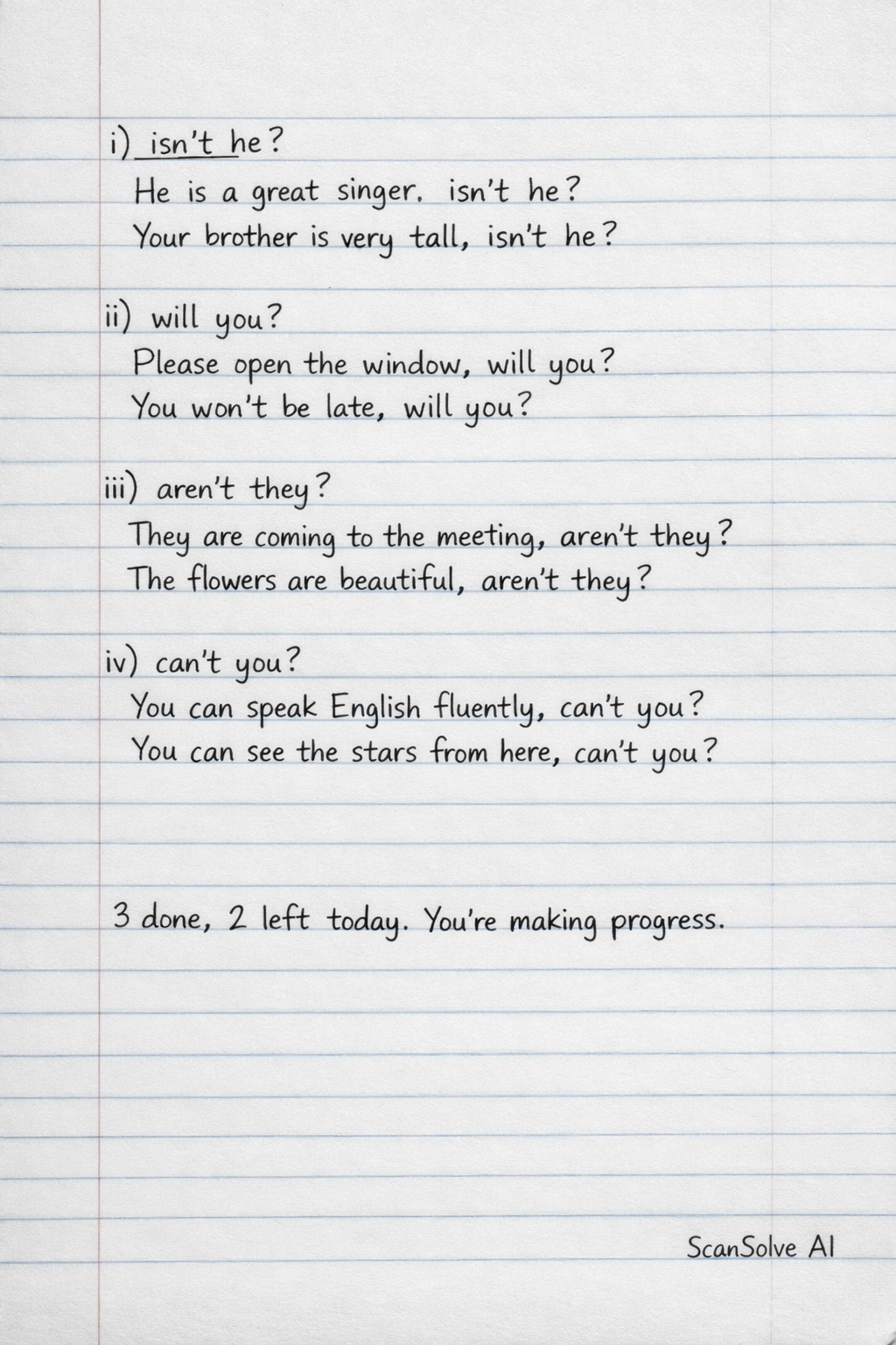 Handwritten step-by-step solution preview