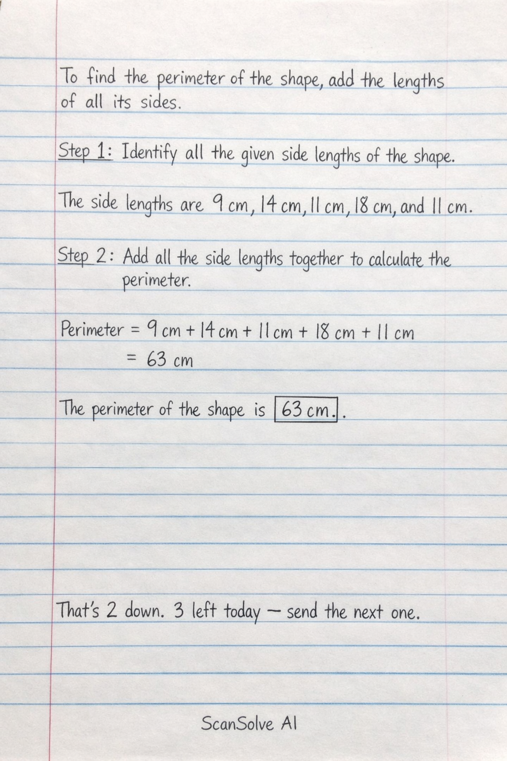 Handwritten step-by-step solution preview