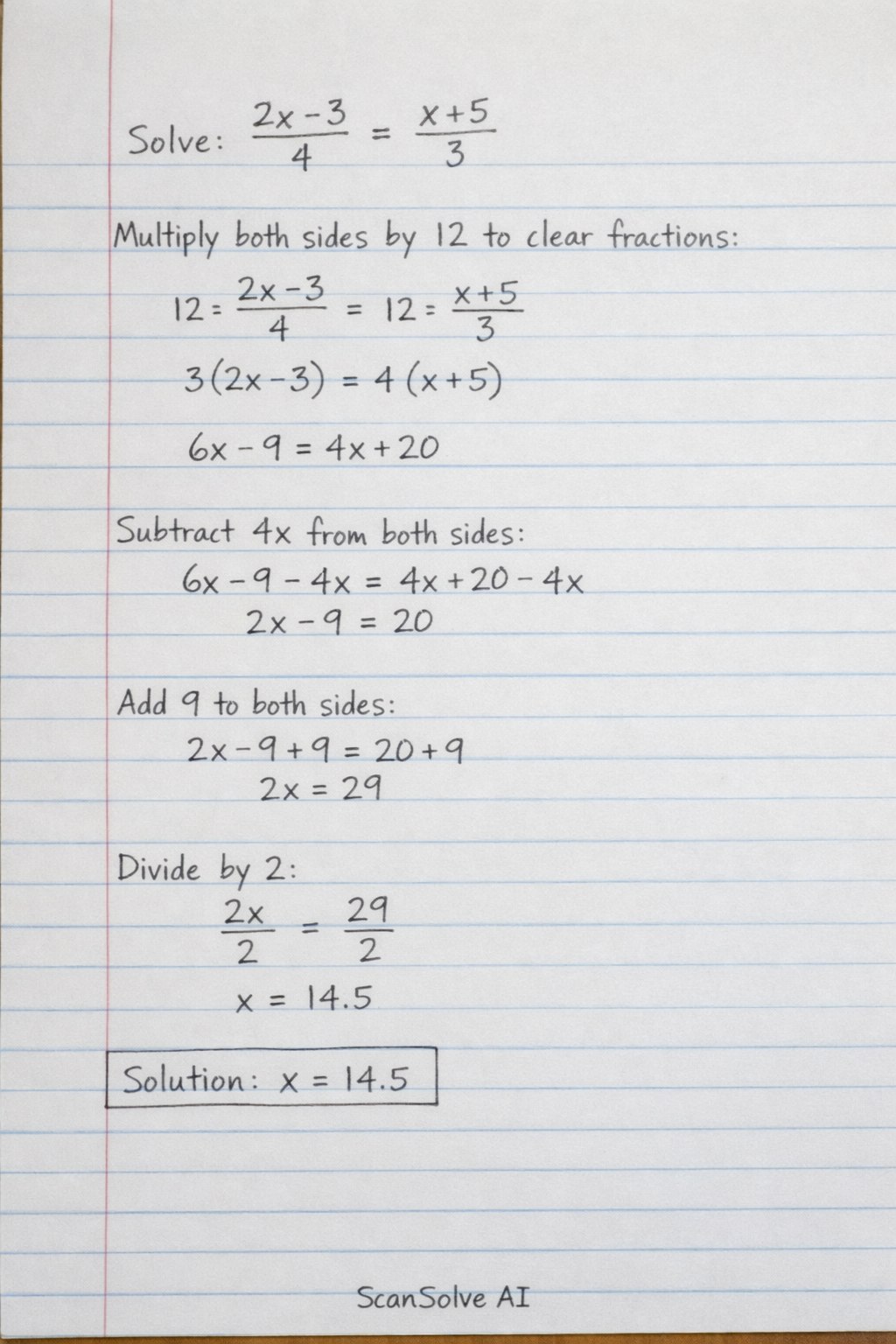 Handwritten step-by-step solution preview
