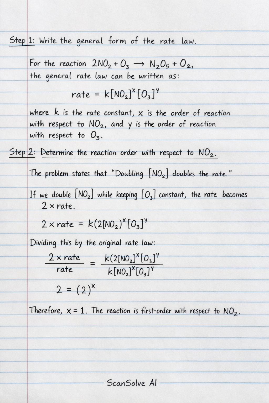 Handwritten step-by-step solution preview