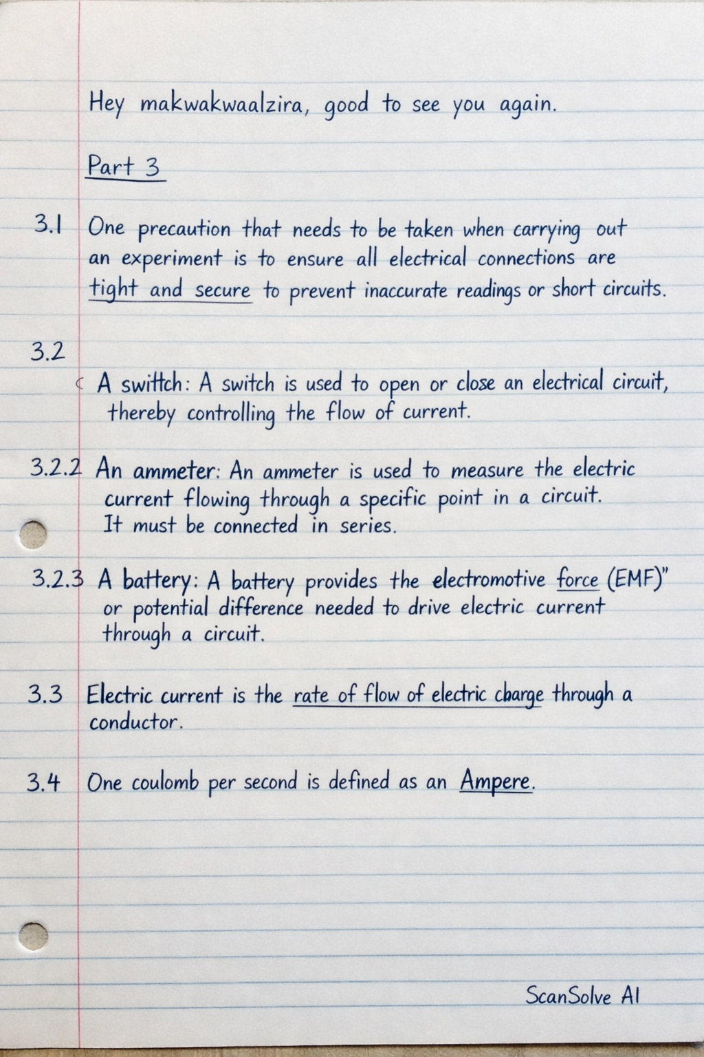 Handwritten step-by-step solution preview