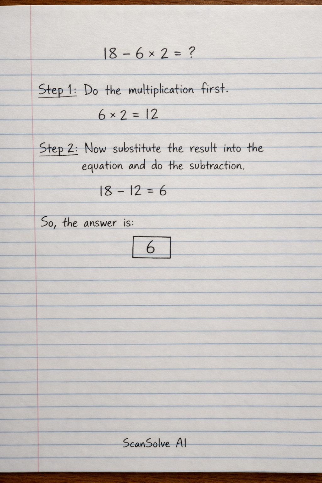Handwritten step-by-step solution preview