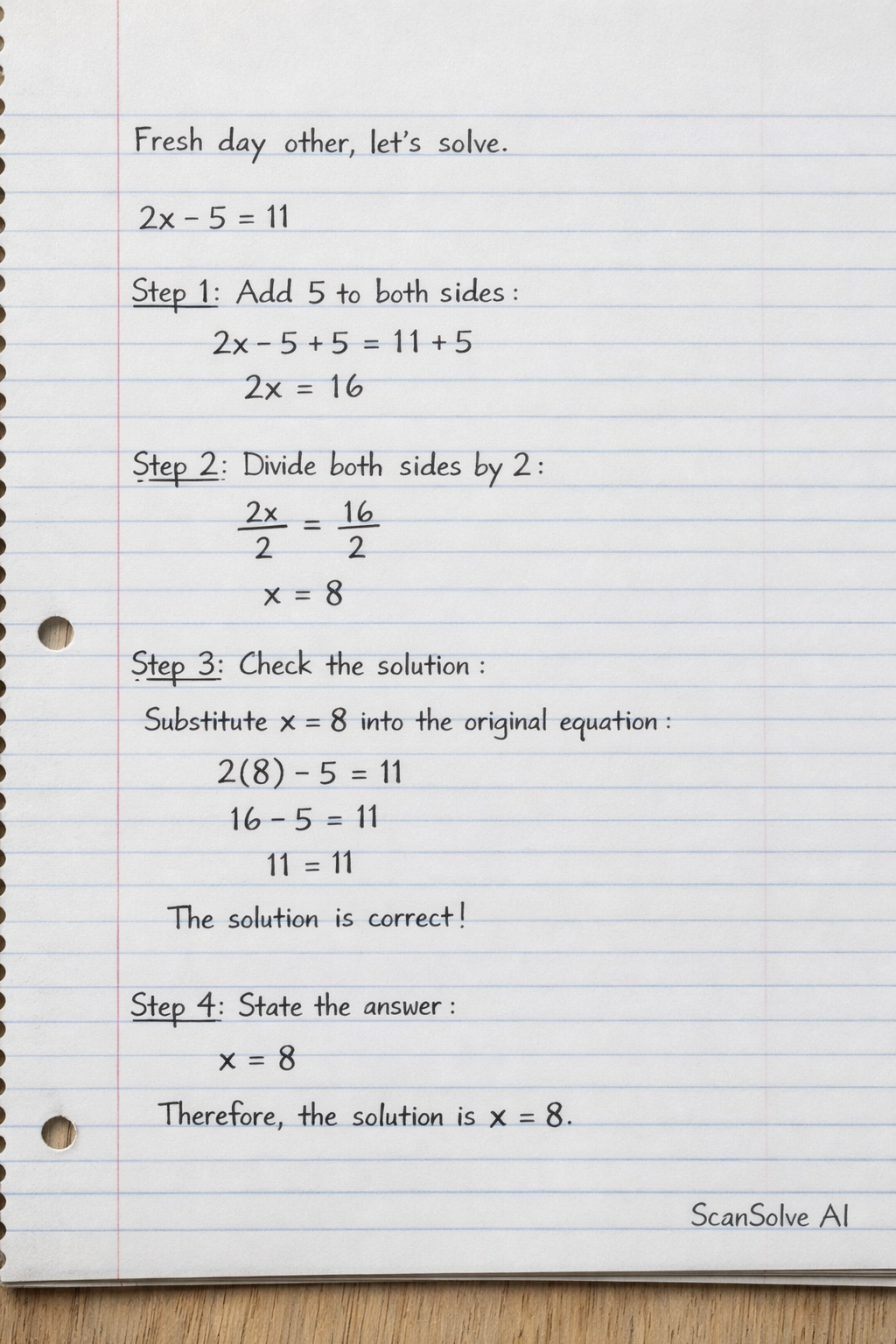 Handwritten step-by-step solution preview