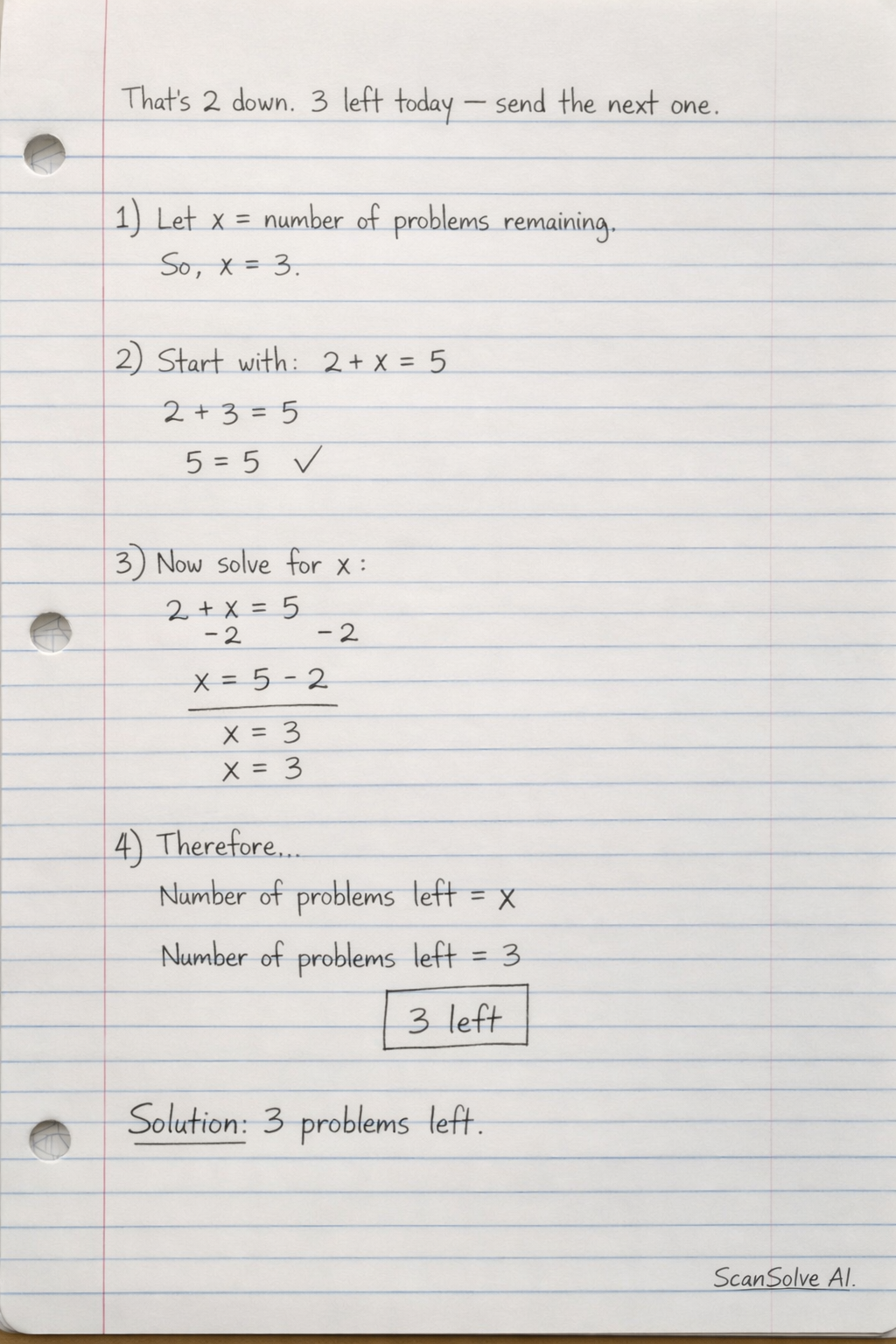Handwritten step-by-step solution preview