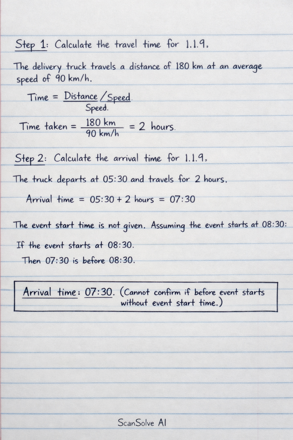 Handwritten step-by-step solution preview