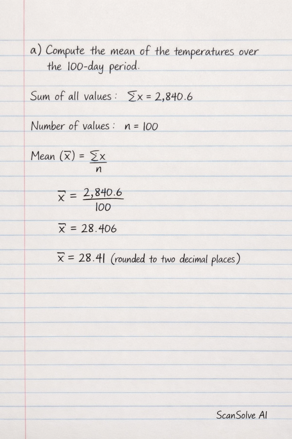 Handwritten step-by-step solution preview